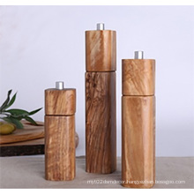 Manual Salt&Pepper Mill, Wood Salt and Pepper Mill, Bamboo Pepper Grinder